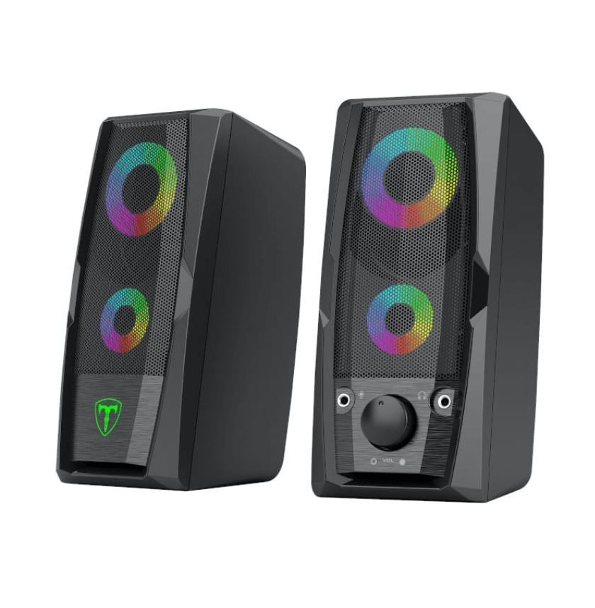T-Dagger T-TGS550 2 x 3W|3.5mm|USB|RGB Speakers ? Black